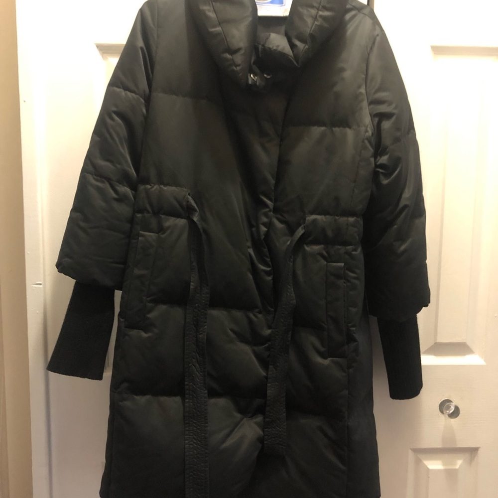 Theory Tie Waist Puffer Jacket
